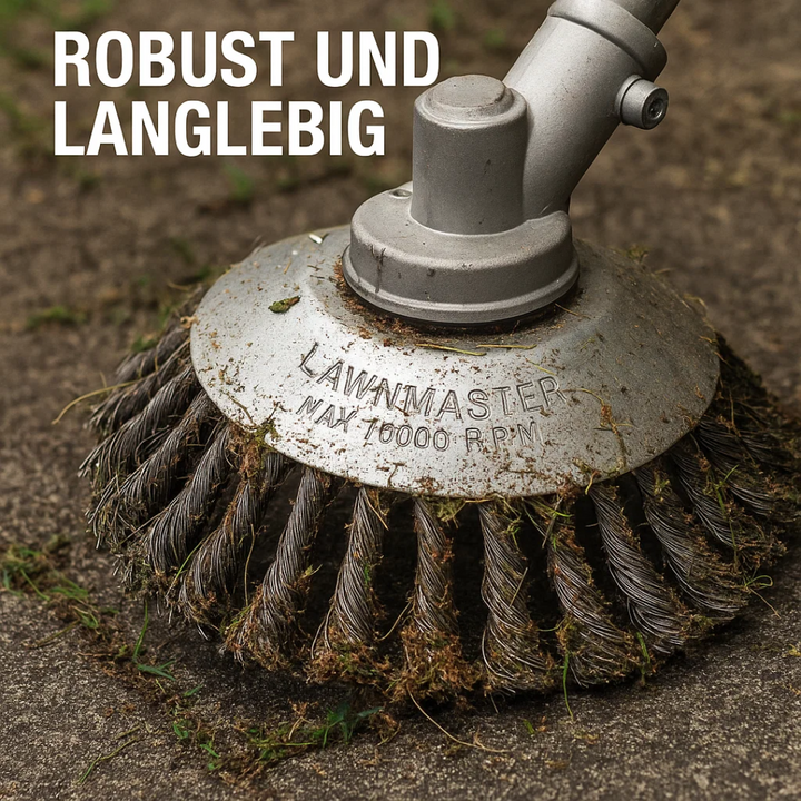 GrassCut TurboHead – Universal 6-Blade Ugressbørste for Kantklippere | Skanto
