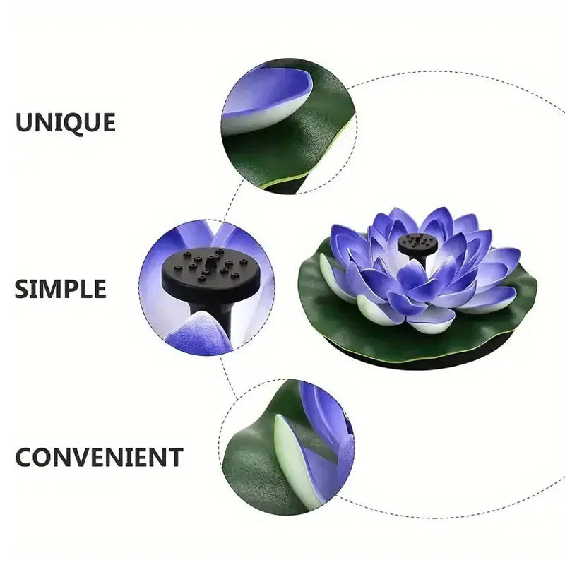 Skanto | Lotus-formet solfontene damdekorasjon