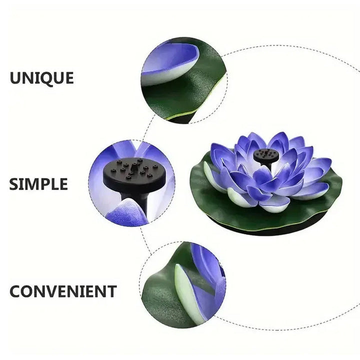 Skanto | Lotus-formet solfontene damdekorasjon