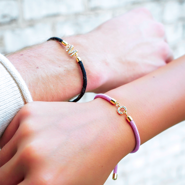 Skanto | Justerbare Bokstav Initial Armbånd