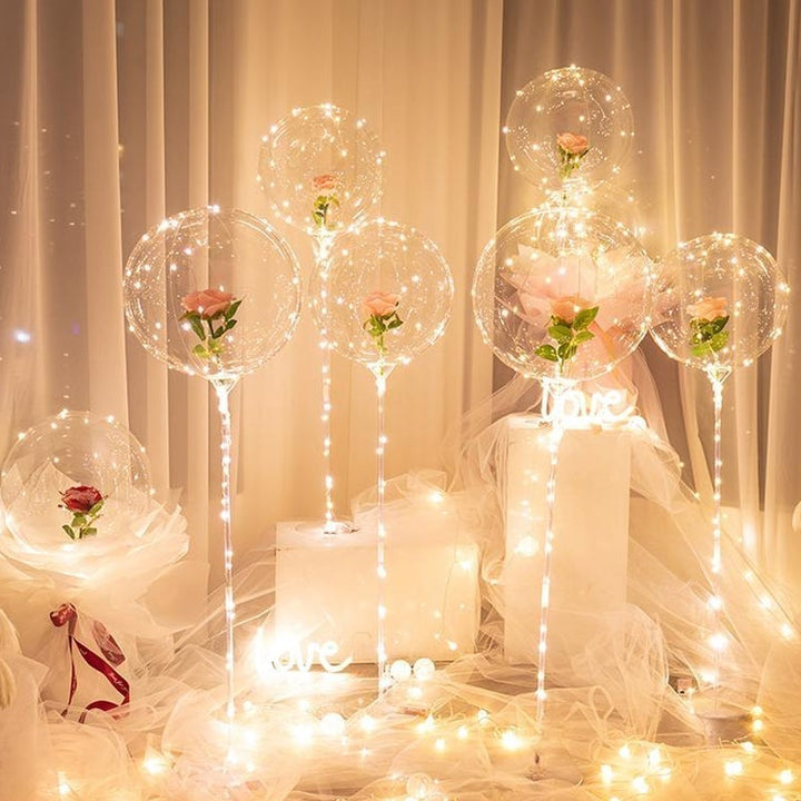 Skanto | LED Belyst Ballongbukett