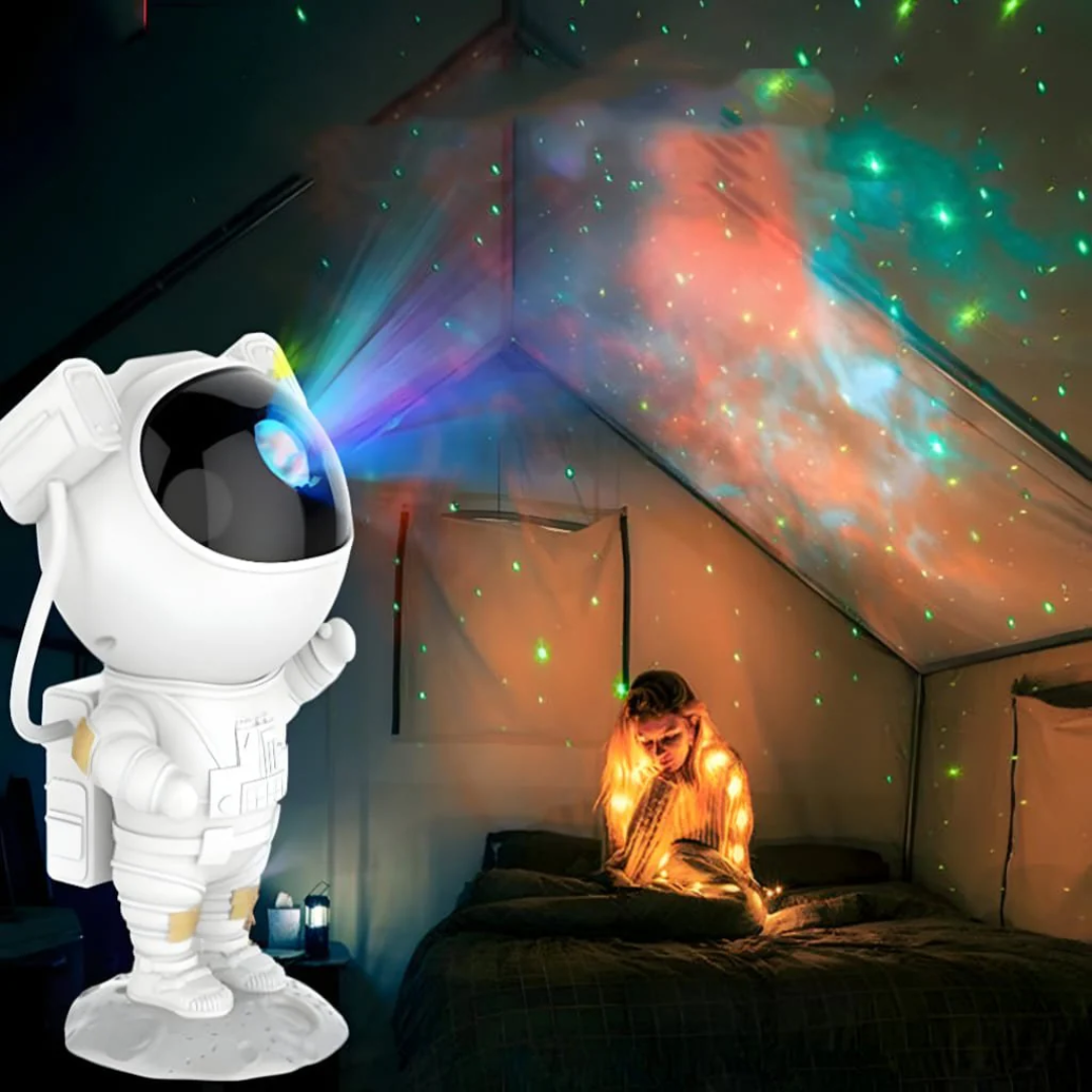 Astronaut Romlys Nattlys Skanto