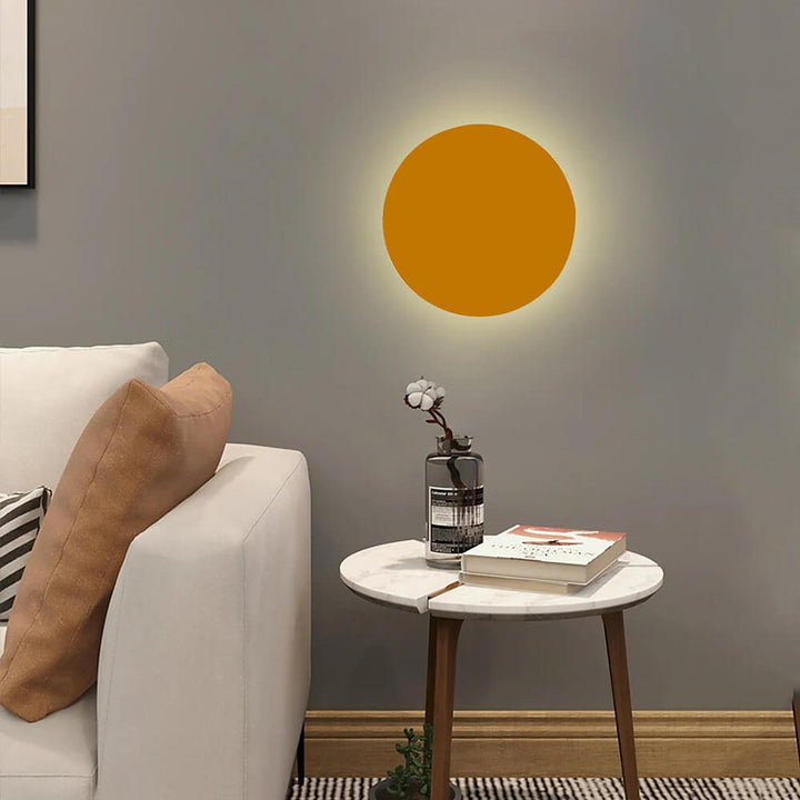 Skanto | GlowOrb Minimalistisk Rund LED Vegglampe | Fargevariasjon | Dimmbar Lys
