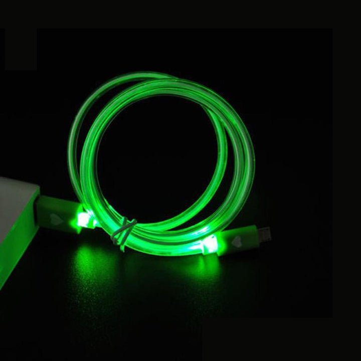 Skanto | LED USB Kabel - LED Flytende Synlig Lys Opp Luminescent Smart Lading