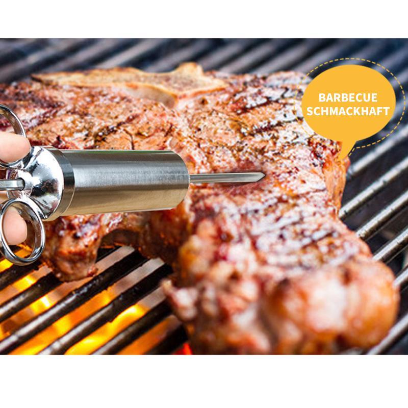 304 Marinade Injector laget av rustfritt stål for marinering av kjøtt på kjøkkenet | Skanto