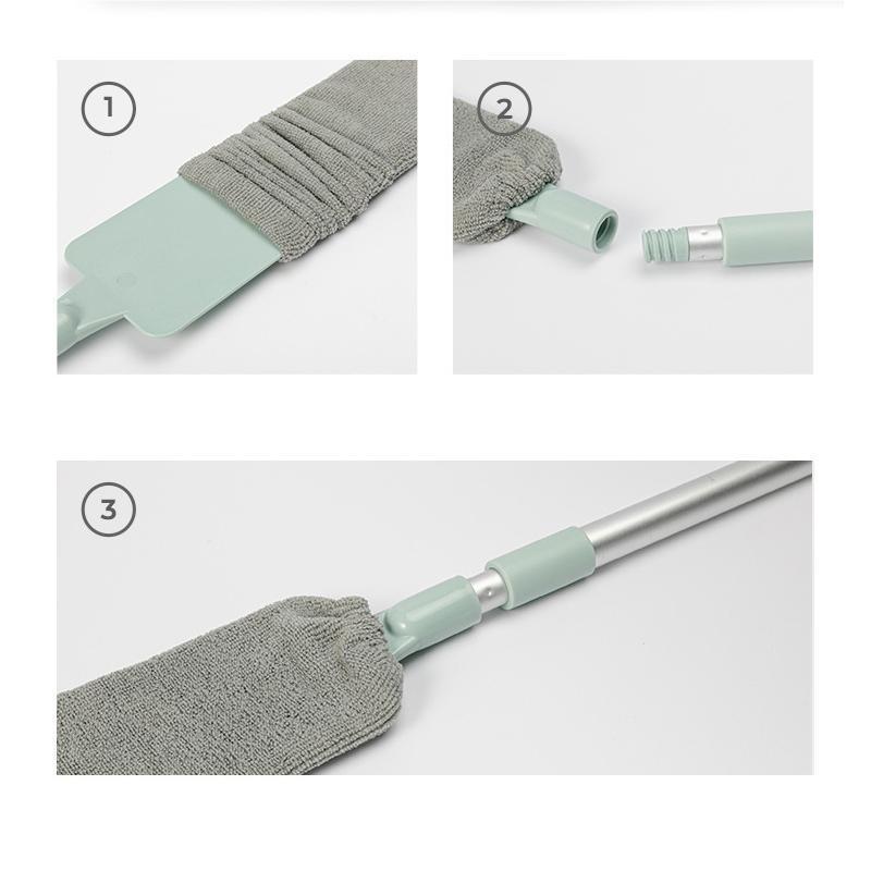 Skanto | Utviklebar Mikrofiberklut Støvbørste Spalterengjøringsmopp