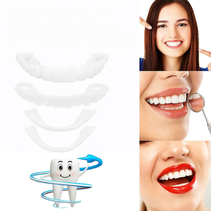 SmileEase | Clip-On Veneers – Umiddelbar Smilforbedring – Ultratynn Design – Ideell for voksne som søker rimelige tannhelse-løsninger Skanto