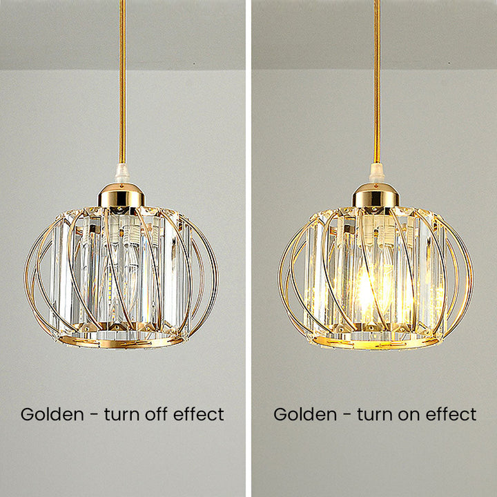 Skanto | Pendellampe svart glass kule taklampe