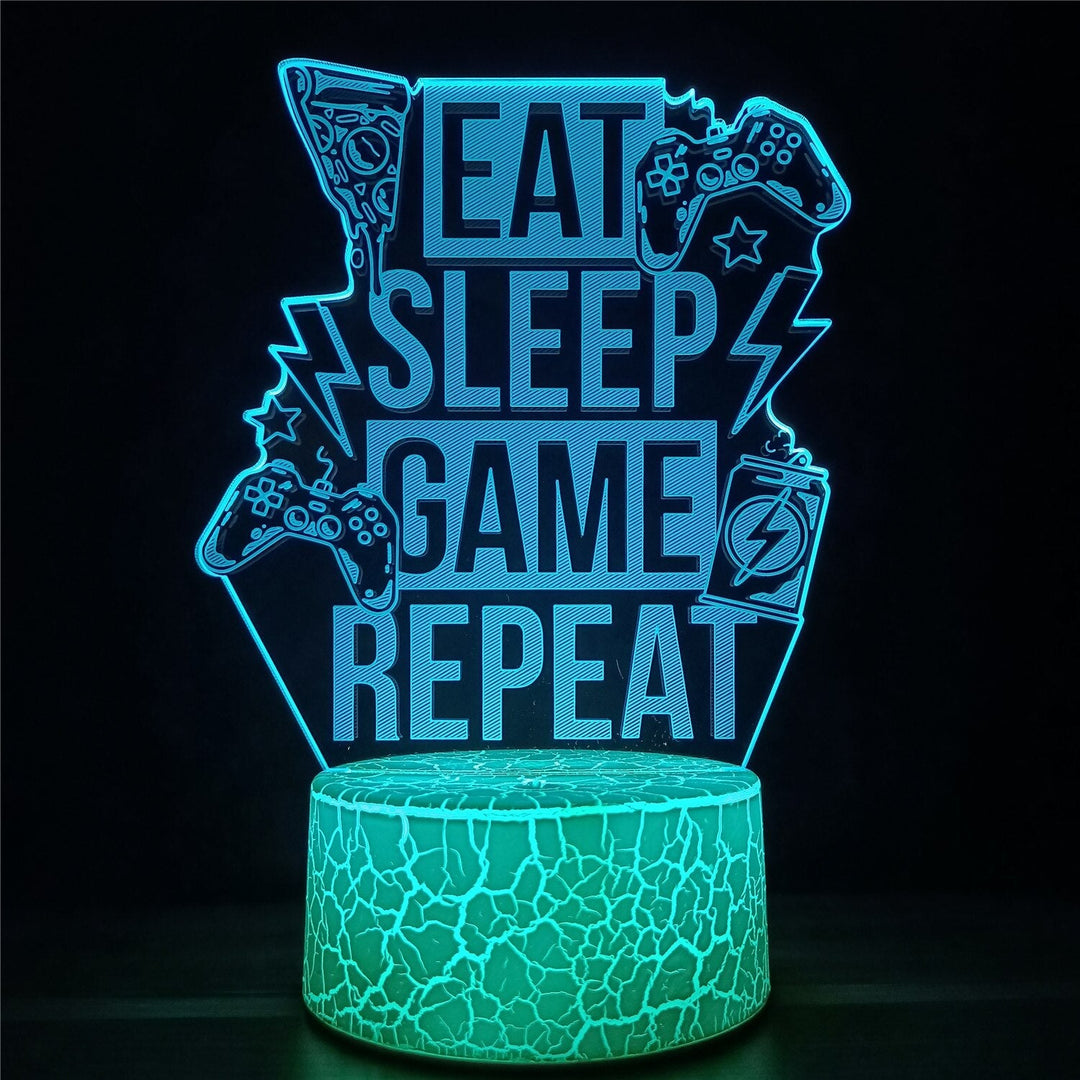 Gamer 3D LED-lamper | Skanto