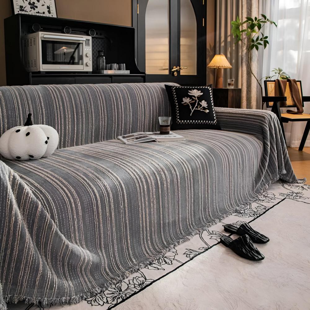 Skanto | Regal Stripes Chenille Sofa Cover