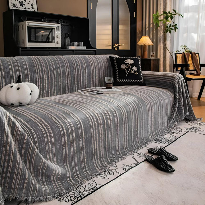 Skanto | Regal Stripes Chenille Sofa Cover