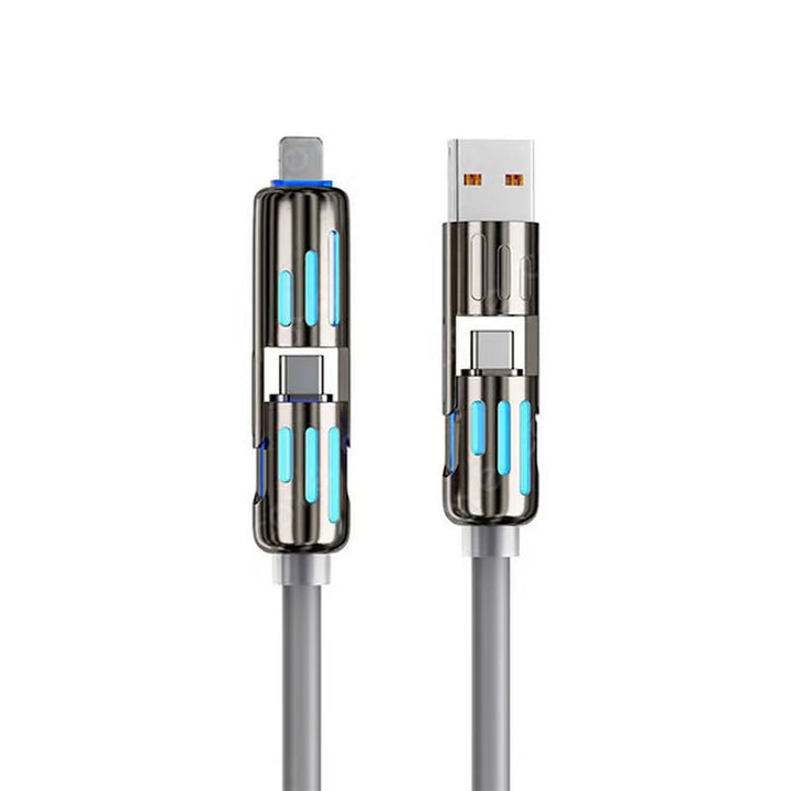Skanto | 4 i 1 USB ladekabel MAX 240W hurtiglading