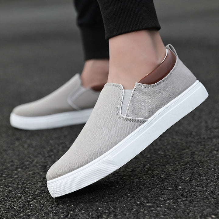 Skanto | Slip-On Sko laget av lerret for menn