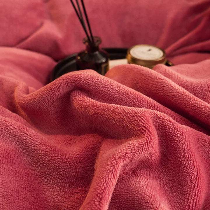Skanto | Luksus Fløyel Fleece Dynecover Sett - PlushHaven