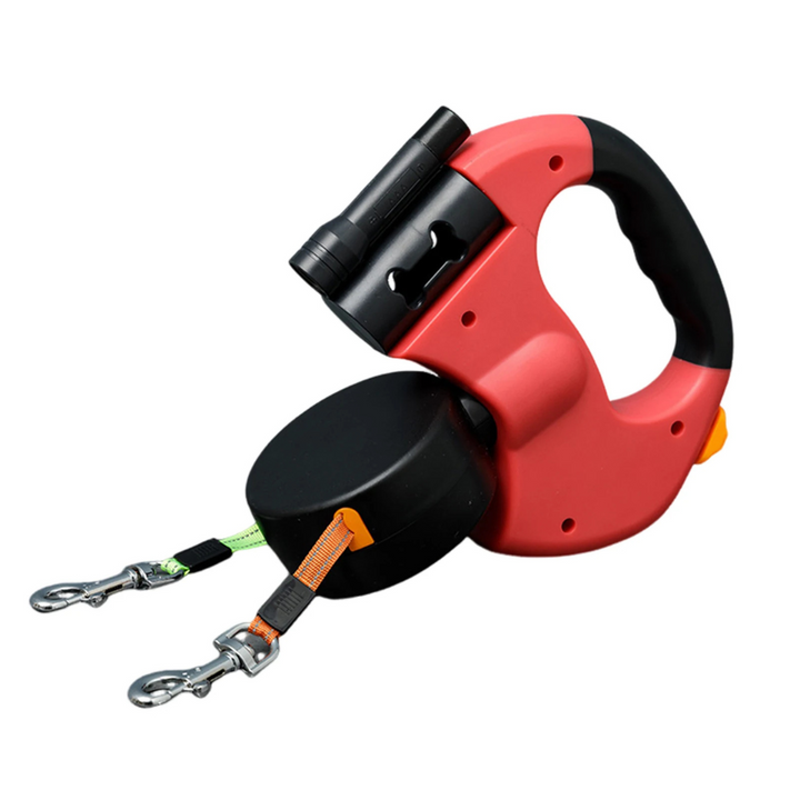 Skanto | Aldri Floke Igjen – Dobbel Bånd for Hunder med LED Lys
