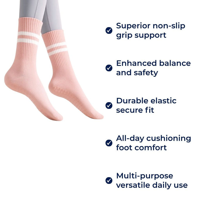 Non-Slip Traction – Pustende Polstring – Komfortpassform – Stabilitet & Sikkerhet for Kvinnenes Studio Trening Skanto