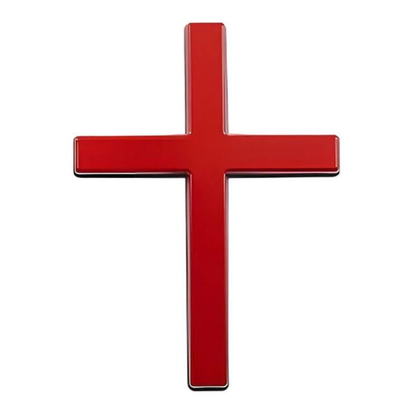 Skanto | ️ 3D Kryss Metall Jesus Kristus Kors Merke StickerBil Anti-Scratch Sticker