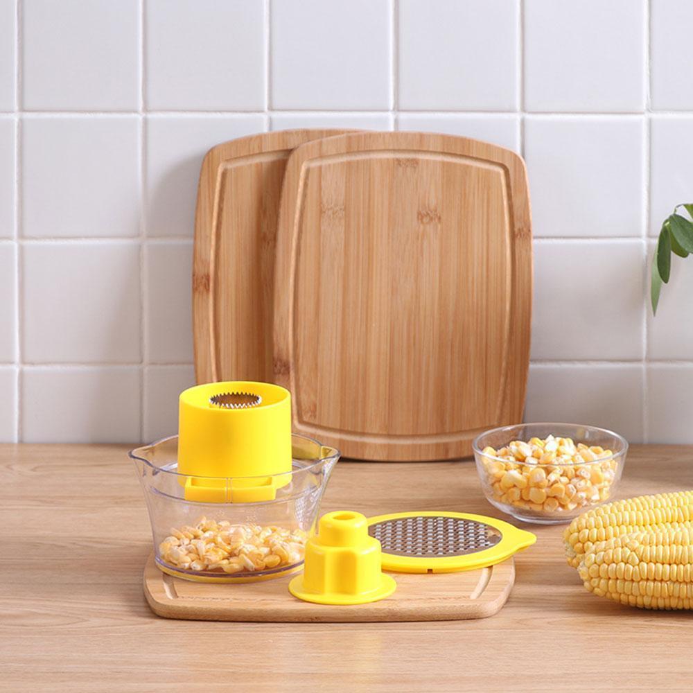 Cob Corn Stripper Med Innebygd Målebeger Og Rivejern | Skanto