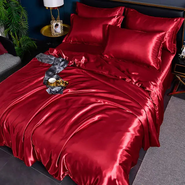 Skanto | Luksus Solid Satin Dynecover - SilkSerenity