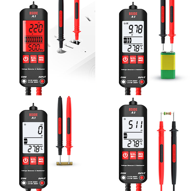 Skanto | A1 Fullt Automatisk Anti-Brenning Smart Digital Multimeter