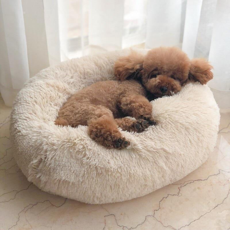 Skanto | Ortopedisk Plysj Donut Hundeseng
