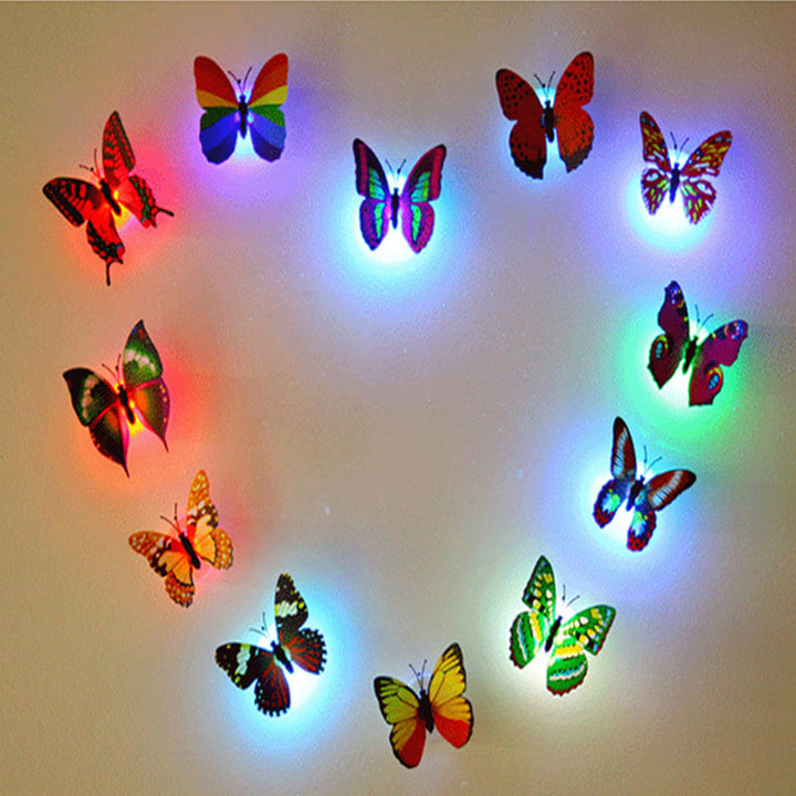 Skanto | 3D LED Sommerfugl Dekorasjon Nattlys