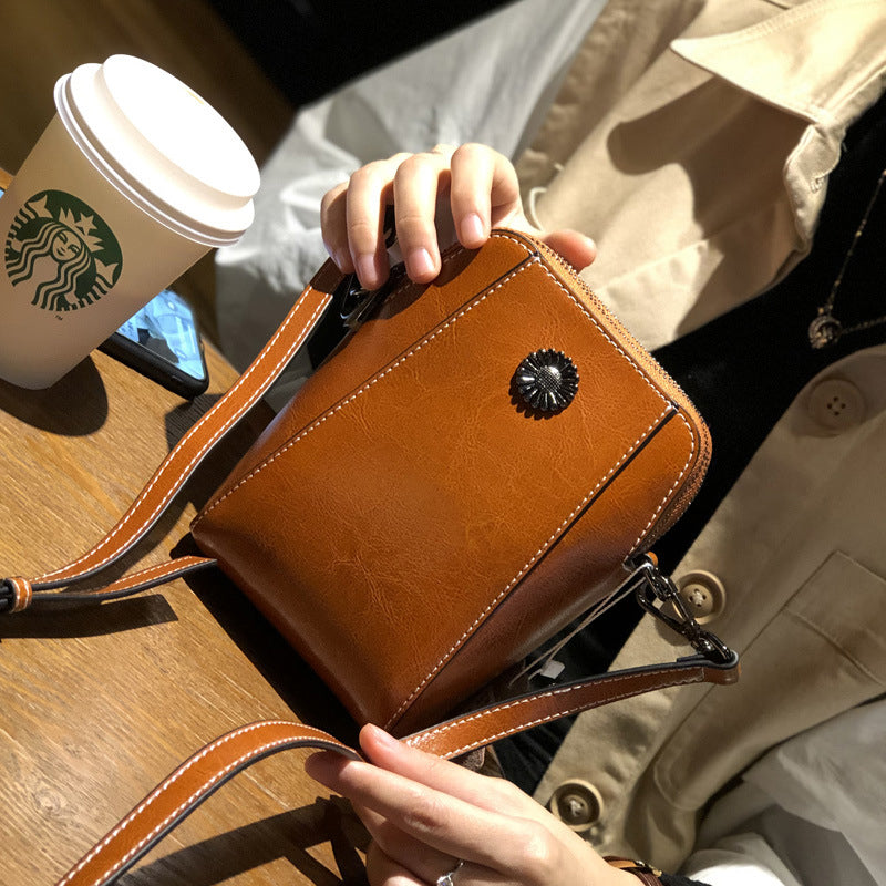 Skanto | Kvinners myke lær mobiltelefonveske