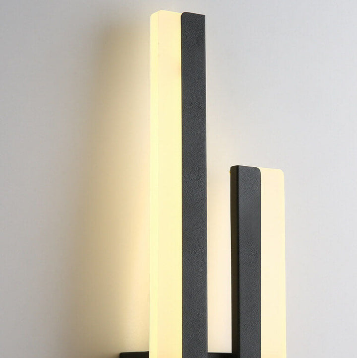Skanto | LuxLine Moderne LED Vegglampe | Minimalistisk Design | Jern & Akryl | Dimmbar Lys