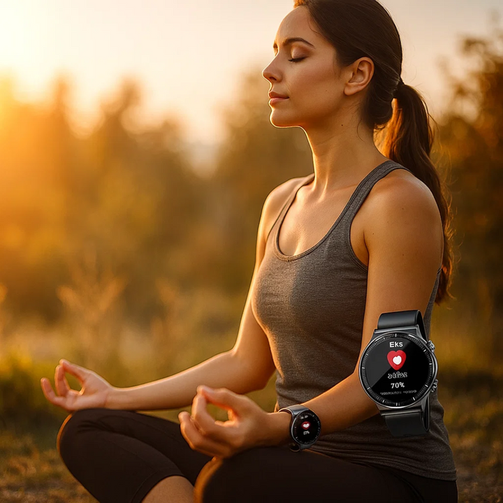 Skanto | CardioSense – Medisinsk ECG Smartwatch med Osram-sensor og 24/7 helsesporing