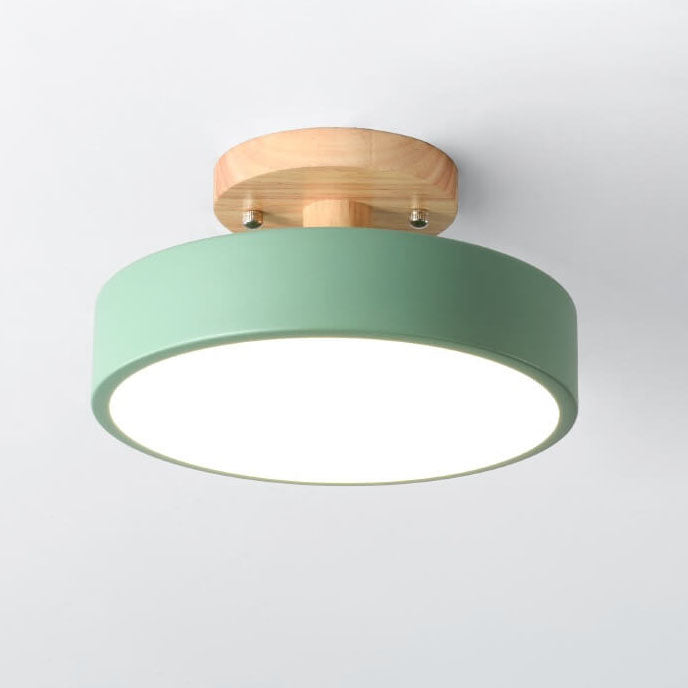 Norvo LED Rund Taklampe | Nordisk Design | Semi-Flush Montering | Økonomisk Innendørs Belysning