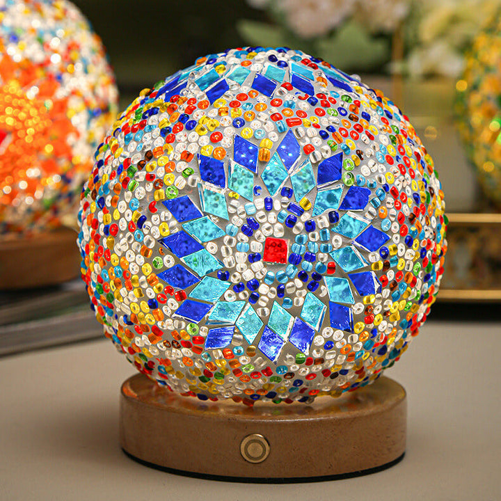Skanto | BohoGlow – Moderne Bohemsk Bordlampe med USB-lading
