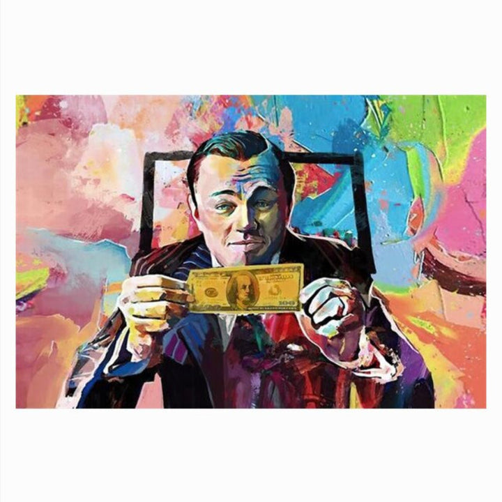 Pop Art Gatekunst - Lerret Veggkunst Maleri