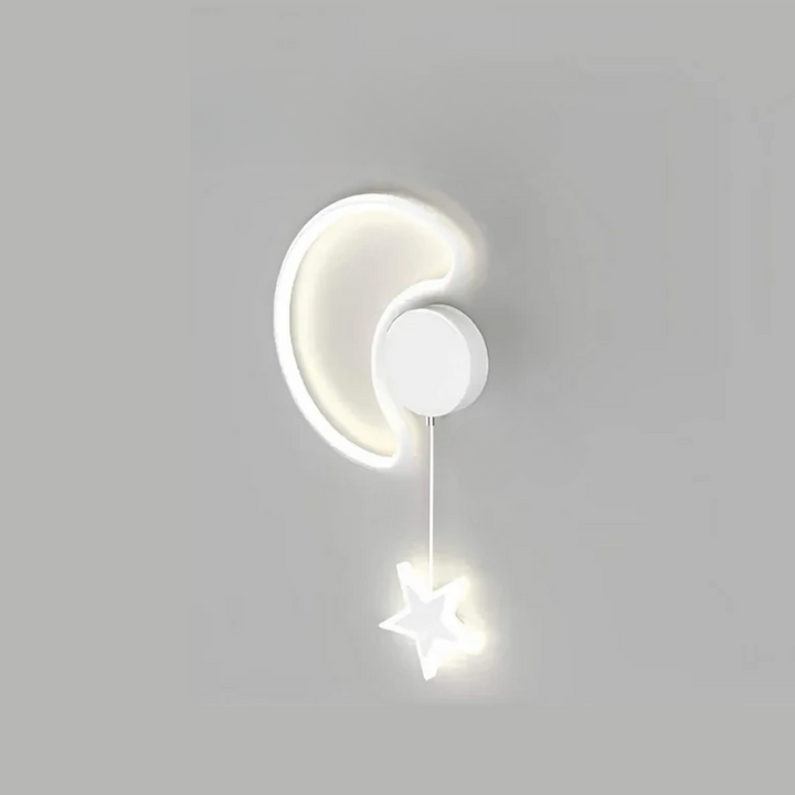 Skanto | DreamLight | Magisk Vegglampe med Skyer, Stjerner og Måne