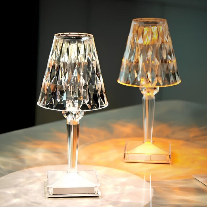 Krystallampe med berøringskontroll - LumeCrystal | Skanto