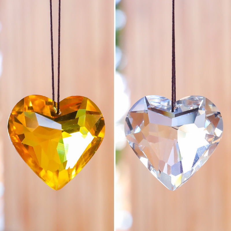 Skanto | GlimmerHeart Elegant Hjerteformet Solfanger – Fortryllende Lyseffekter for Ditt Hjem