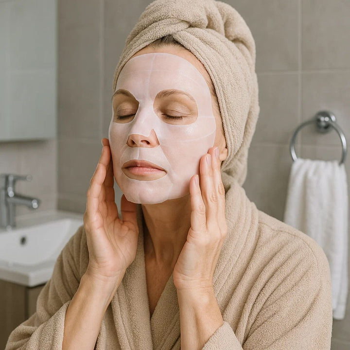 Dermaglow | Kollagen Arkmaske – Overnatt Hydrering – Hydrogel – Moden & Tørr Hud Skanto