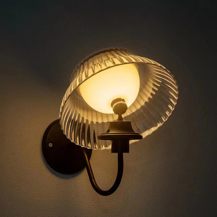 Moderne Retro Sol Jernlegering Plast LED Vanntett Vegg Lys For Utendørs | Skanto