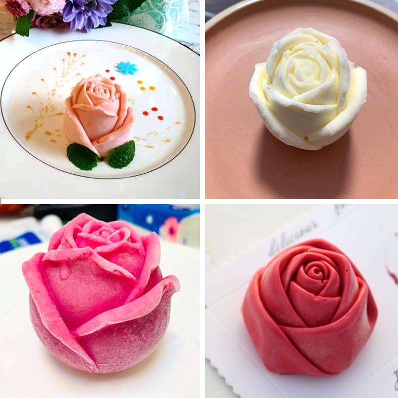Skanto | 3D Silikon Rose Form Isbit Mold
