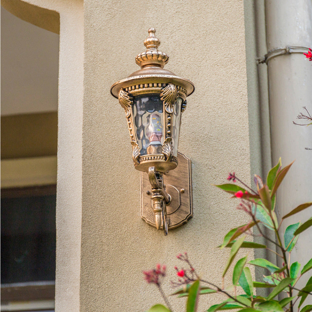 Skanto | Utendørs Vintage Glass Vegg Lantern Lys