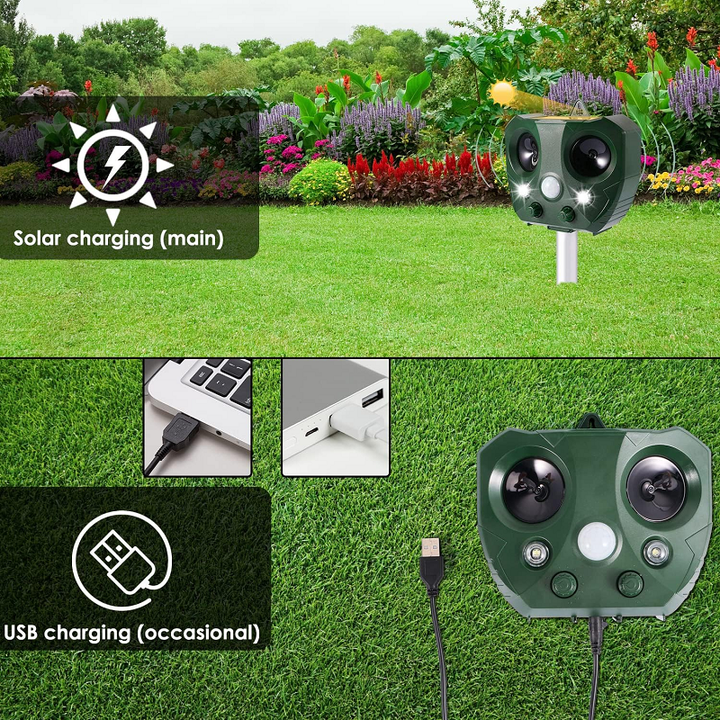 Skanto | Ultrasonic Bird Repeller, Solar Powered