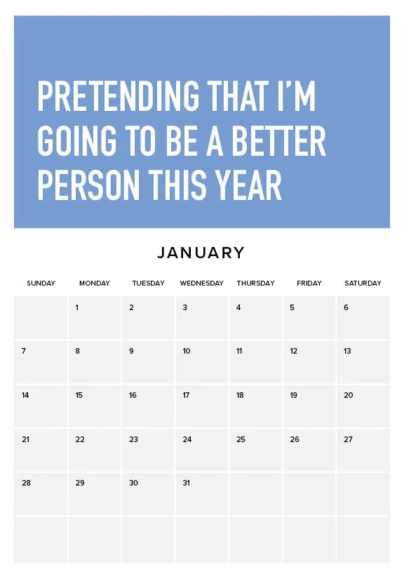 Adulting Is Hard 2024 Veggkalender | Skanto