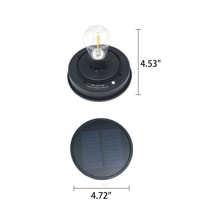 Solcelle Gresskar Lantern Design LED Utendørs Henge Dekorativt Lys | Skanto