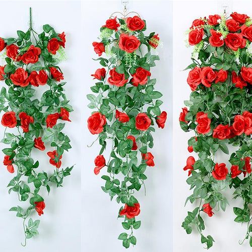 Veggd dekorasjon Hengende Blomster Vinstokk | Skanto