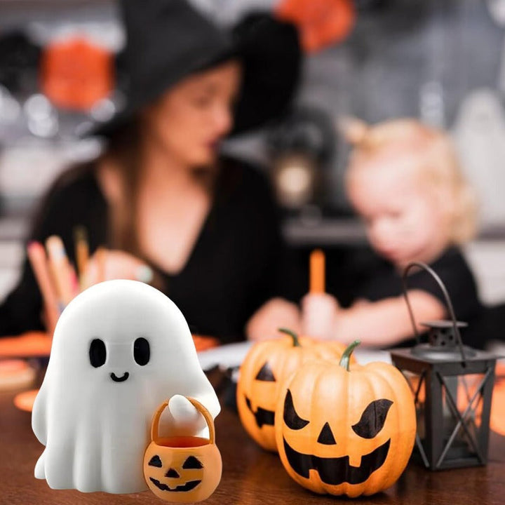 Skanto | Mini Halloween Gresskar Lys – Squishy LED Gresskarvenn
