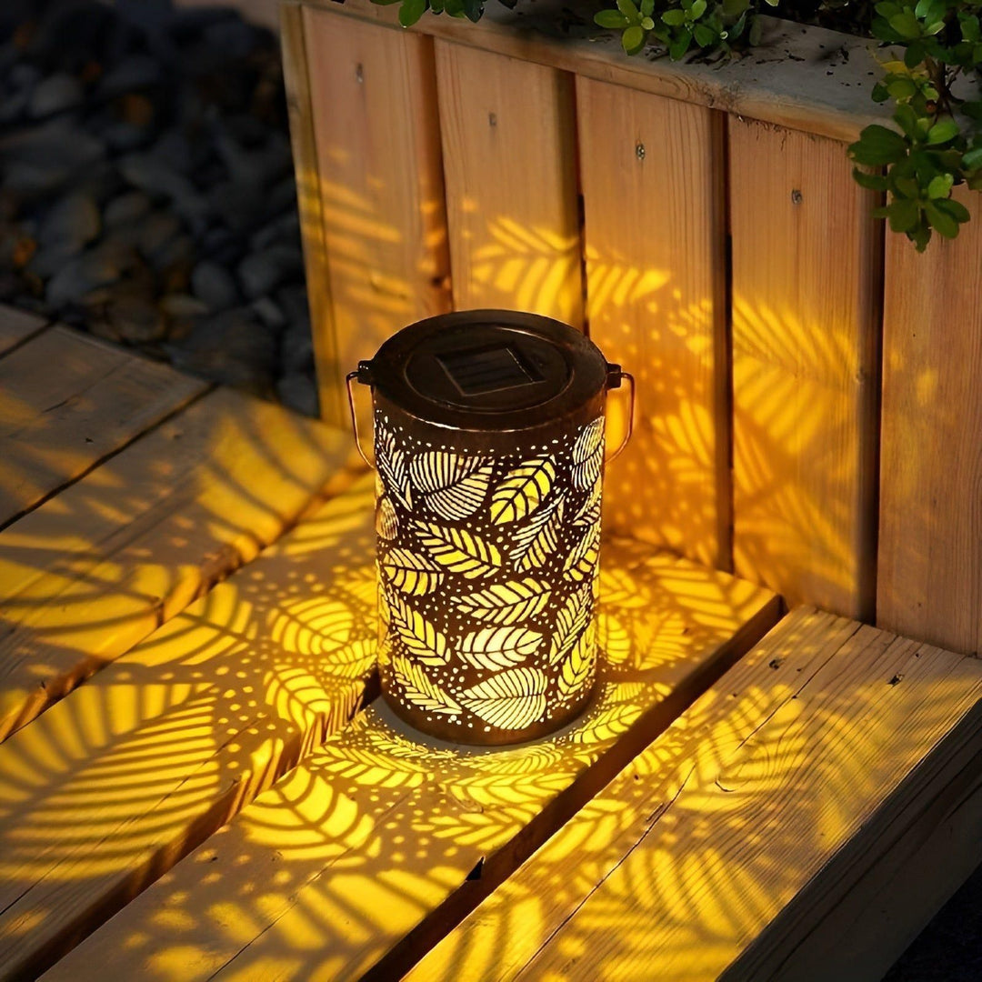 SolarArt Lantern - Luksus Metall Kunst Dekorasjon Solar Utendørs Lantern | Skanto