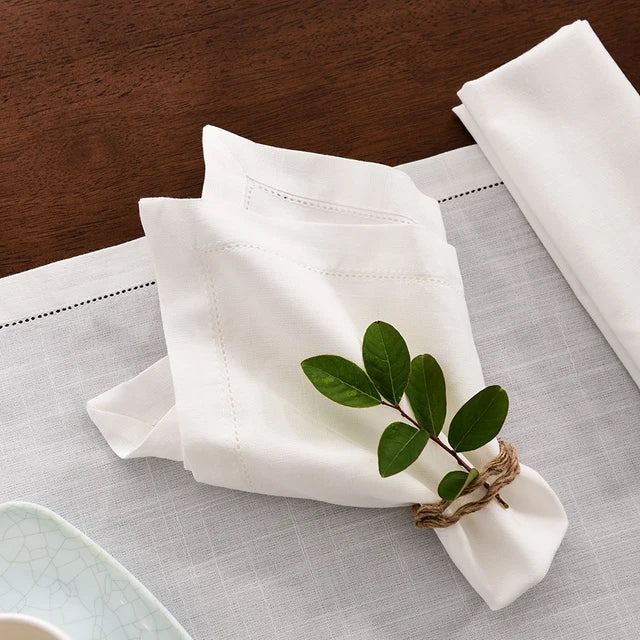 12 stk Lin Julebordduk Middagsserviett Restaurantservietter | Skanto
