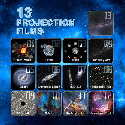 Skanto | 13-i-1 Galaxy Nattlampe & Prosjektor – Orion