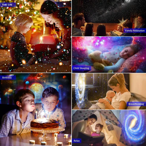 Skanto | 13-i-1 Galaxy Nattlampe & Prosjektor – Orion