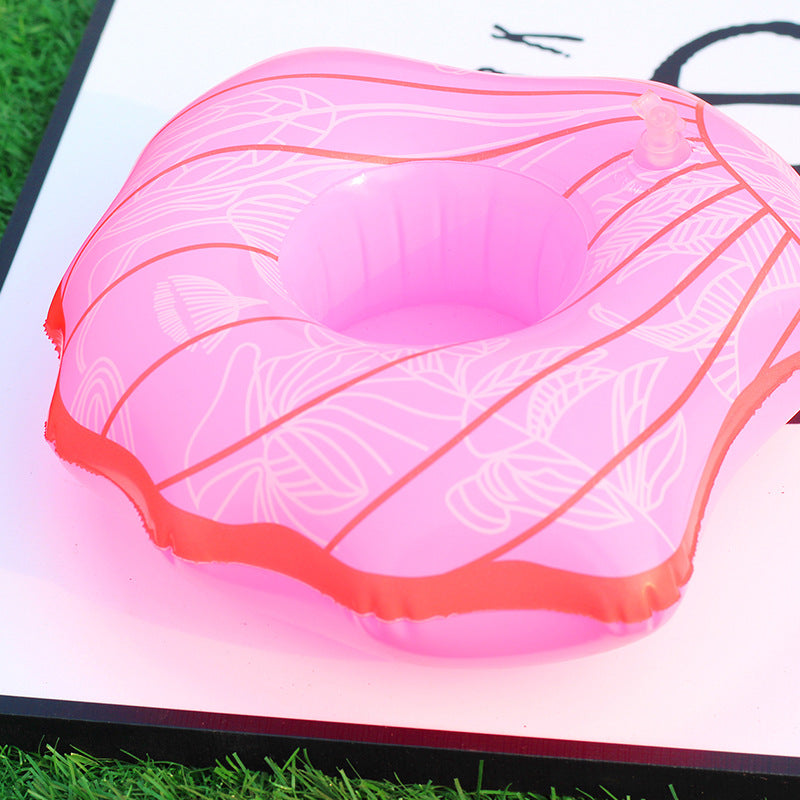 Dame Inflatable Pool Ring med Blomster Mønster Skanto