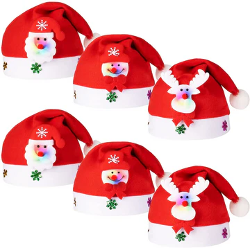 Skanto | God Jul LED Lys Hatt Nisse